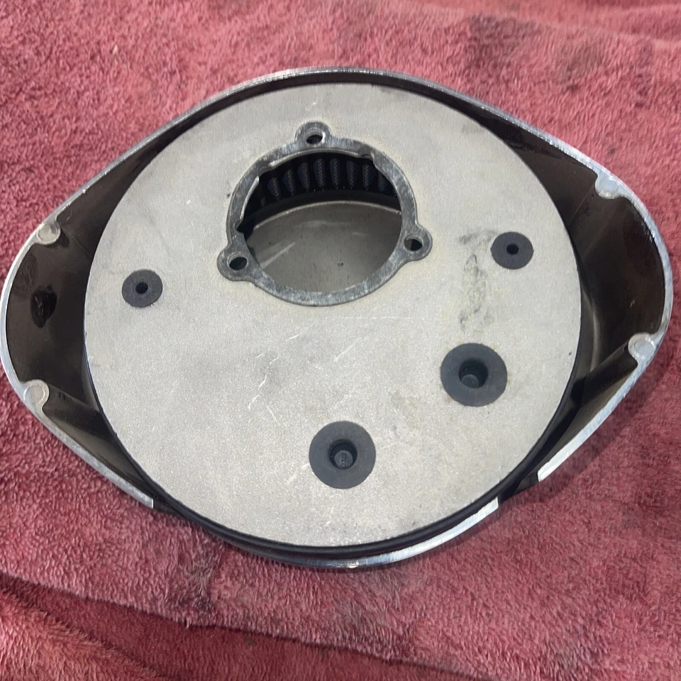 Carburador EDELBROCK Qwiksilver 38 mm con filtro de aire Harley Davison de colección evo Foto 4 de 4