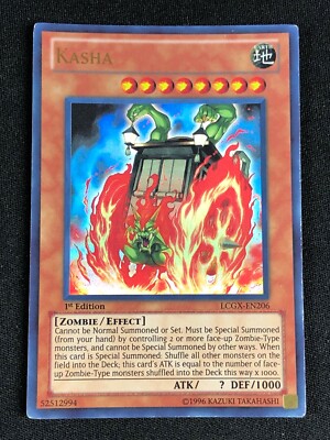 YUGIOH KASHA LCGX-EN206 1ST ULTRA LP