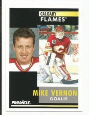 MIKE VERNON 1991-92  PINNACLE CARD NEAR MINT+ CONDITION