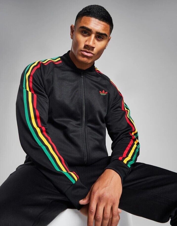 Adidas Rasta Adidas Red Gold And Green Tracksuit ADIDAS Limited