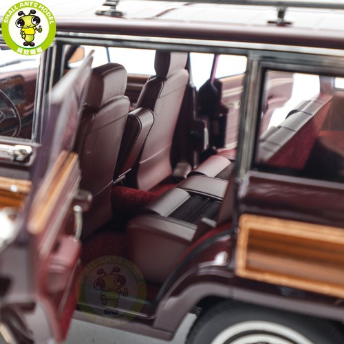 1/18 Jeep Grand Wagoneer 1991 DD MODELS BLACK CHERRY Diecast Model Car - Picture 14 of 18