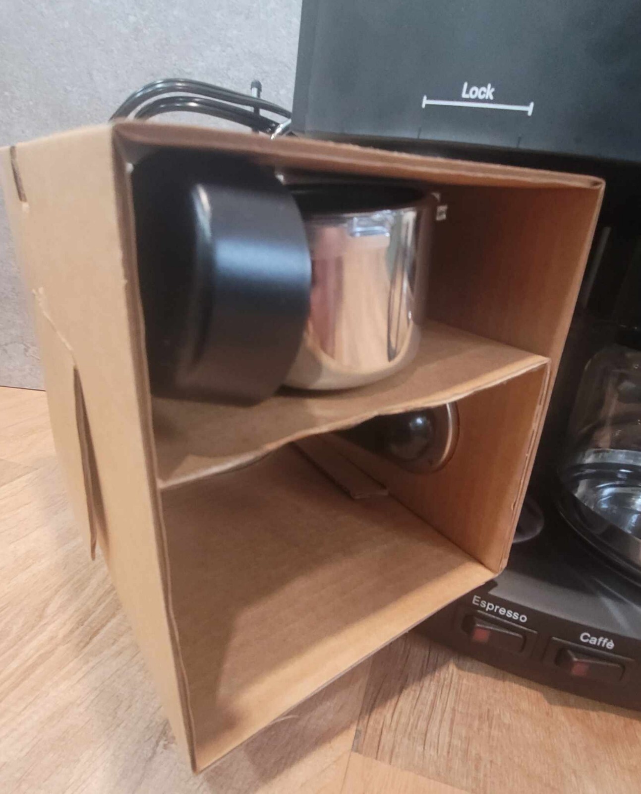 NEW Krups IL Caffe Duomo Type 985 Black Espresso Machine Coffee Maker