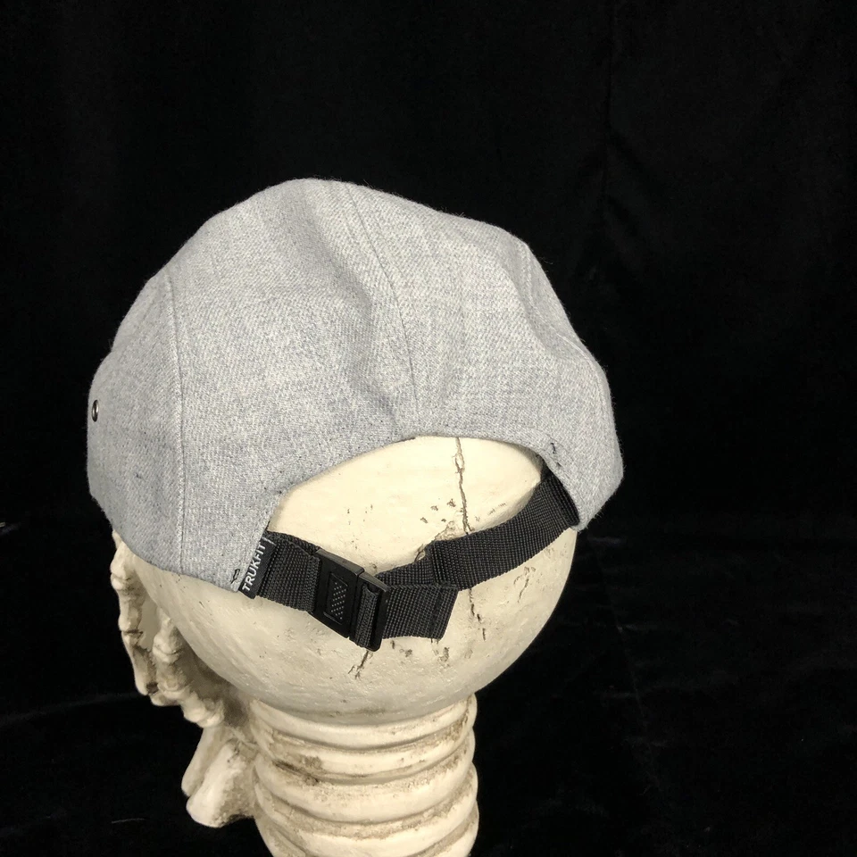 TRUKFIT Patinador Motociclista Gorra Ajustable Negro y Gris 85% Acrílico 15% Lana Nuevo Foto 4 de 4