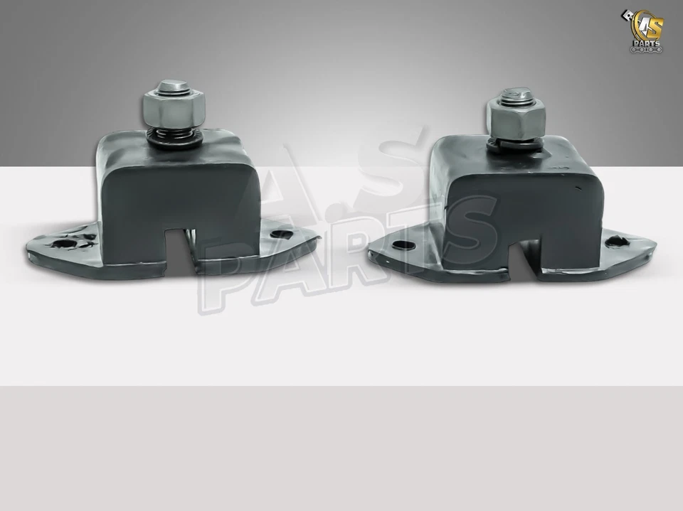 Par de tuercas de montaje de motor para Willys Ford Jeeps MB GPW M38 M38A1 CJ2A CJ3A Foto 2 de 4