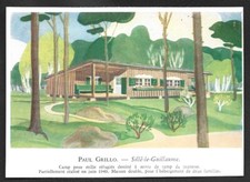 1941  --  PAUL GRILLO . CAMP POUR REFUGIES A SILLE LE GUILLAUME . 3W142