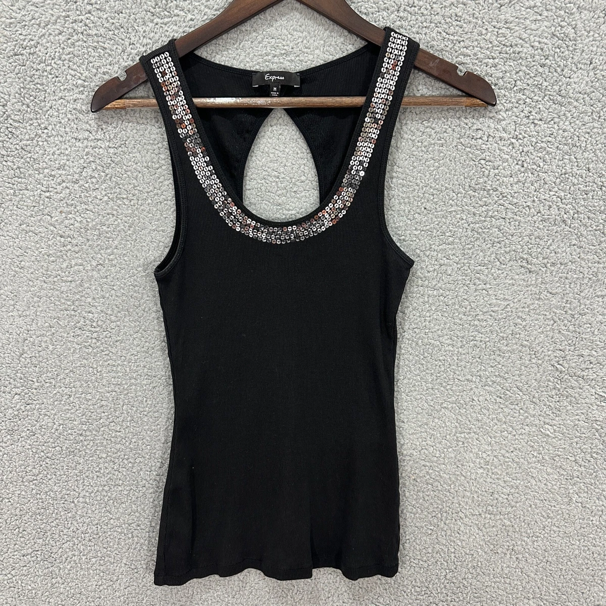 Fashion (e White Black)knitted Camis For Woman Tops For Women