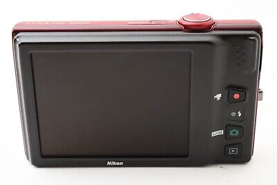 MINT in CASE》 Nikon Coolpix S6100 RED 16MP 7x Zoom Digital MINT in CASE》 Nikon Coolpix S6100 RED 16MP 7x Zoom Digital