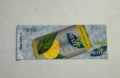 Nestle Ice Tea Lemon Vending Machine Flavor Strip 12oz For Vendo, Dixie Narco
