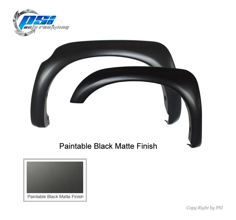 OE Style Fender Flares Fits Toyota Tundra 2007-2013 Full Set, Paintable Foto 3 de 4