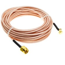 RF Coaxial Adapter SMA Male plug to MCX Male Right Angle Connector RG316 Cable