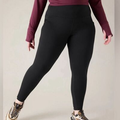 Athleta Altitude Stash High Rise Polartec Power Stretch Tights in