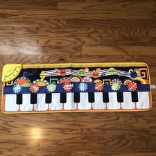 Kids Musical Piano Keyboard Large Floor Play Mat 43" Long - Works See Video