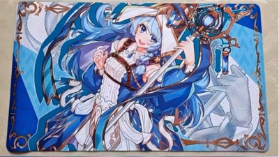 Yugioh Playmat Yu-Gi-Oh! Wasserzauberin des Tempels