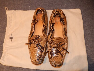 CAR SHOES MOKASSIN SLIPPER LEDER  SLIPPER  NOPPEN    GR 38 NEU