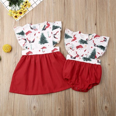 matching christmas dresses for sisters
