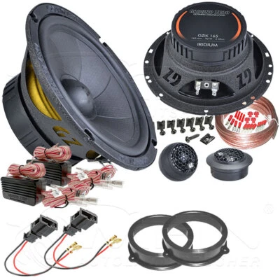 GROUND ZERO LAUTSPRECHER für AUDI A4 B6 B7 / 8E 2000-2008 Front Heck 150W #AJDQ