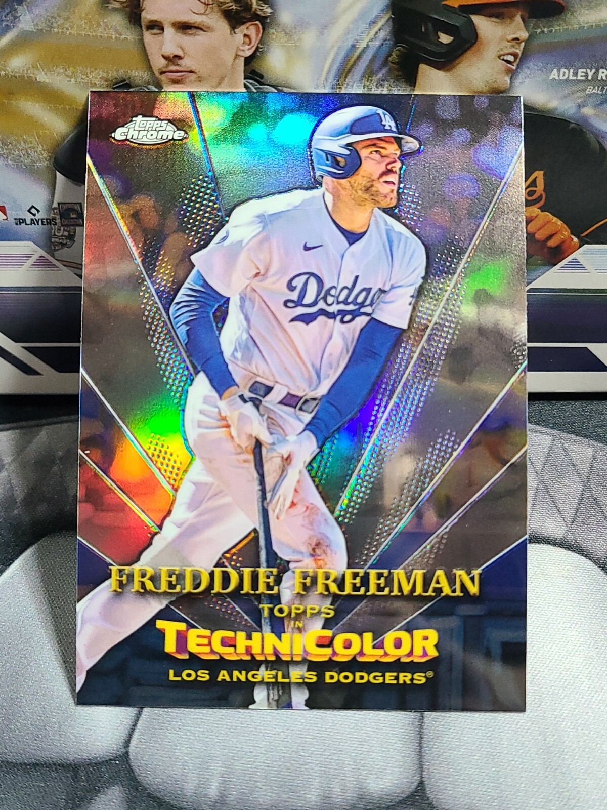 2023 Topps Chrome Freddie Freeman Topps In Technicolor #TT-16 Dodgers Insert