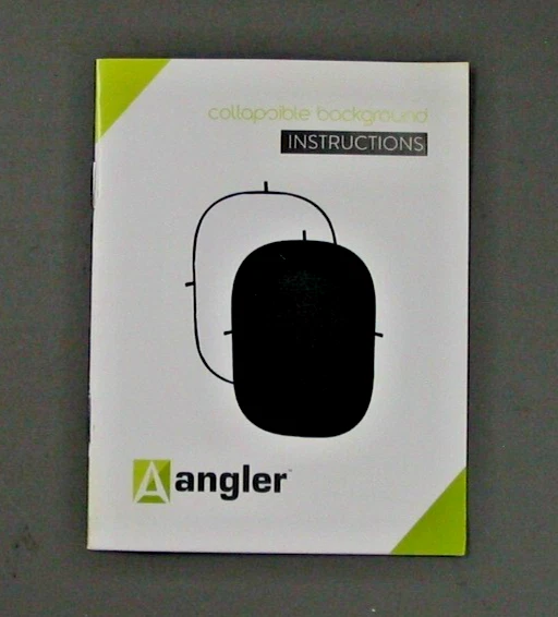 Angler Plegable Negro/Blanco 5' x 7' Fondo en 28" Bolsa de Transporte/Almacenamiento Foto 4 de 4