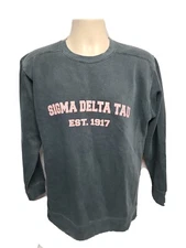 Sigma Delta Tau Patriae Multae Spesuna est 1917 Adult Small Green Sweatshirt