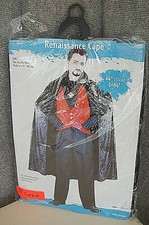 Men's Renaissance Vampire Cape Halloween Costume F5262