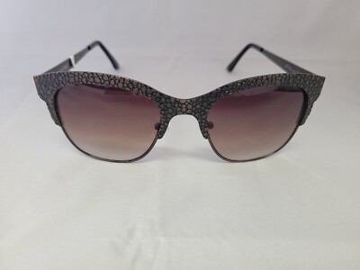 Ellen Tracy Women ET752 c1 Brown Square Sunglasses Brown Lens