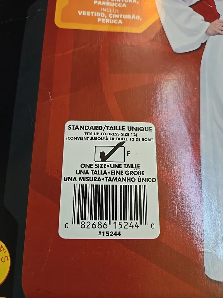 Star Wars Disney Princesa Leia Adulto Mujer Halloween Disfraz OS Peluca Vestido Cinturón Foto 4 de 4