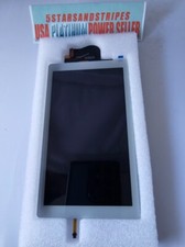 ASSEMBLED Nintendo Switch Lite LCD Screen w GREY / SILVER Touch Digitizer