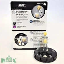 Heroclix Fantastic Four: Future Foundation set Korr #038 Rare figure w/card!