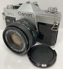 Exc 5 body Canon FTb QL 35mm SLR Film Camera With Canon 50mm f/2 2410301