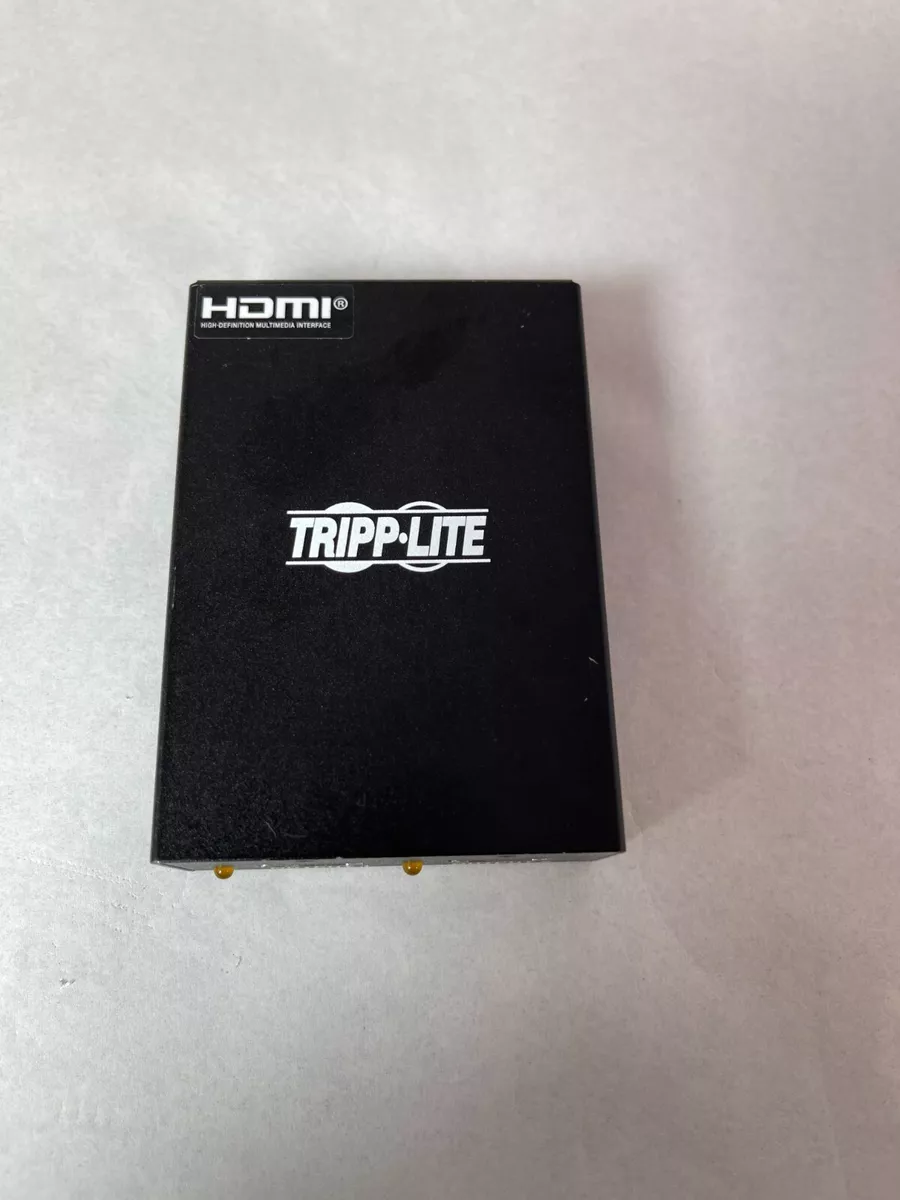 Tripp Lite 2-Port 4K 3D HDMI Splitter HDMI 2.0 HDCP 2.2 4K x 2K - No Power Cable