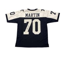 Zack Martin Signed Dallas Cowboys Custom TB Jersey Beckett Witness BAS COA