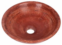 Travertine Stone Marble Round Bowl Bathroom Wash Basin 350mm Diameter B0064 Travertine Stone Marble Round Bowl Bathroom Wash Basin 350mm Diameter B0064