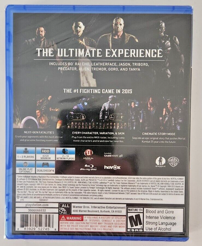 Mortal Kombat XL PS4 Brand New Game (2016 Multiplayer Action/Adventure Fighting) - Picture 3 of 3