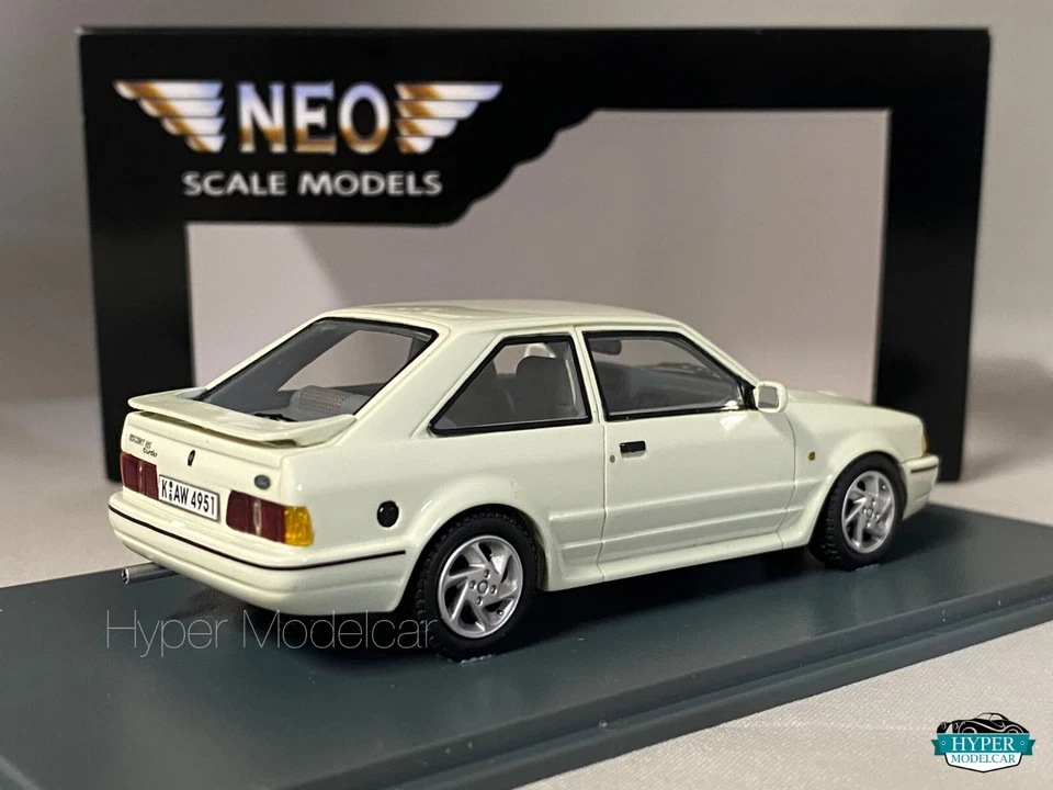 NEO SCALE MODELS 1/43 FORD ESCORT MKIV RS TURBO WHITE 1986 ART.NEO44951 - Immagine 3 di 4