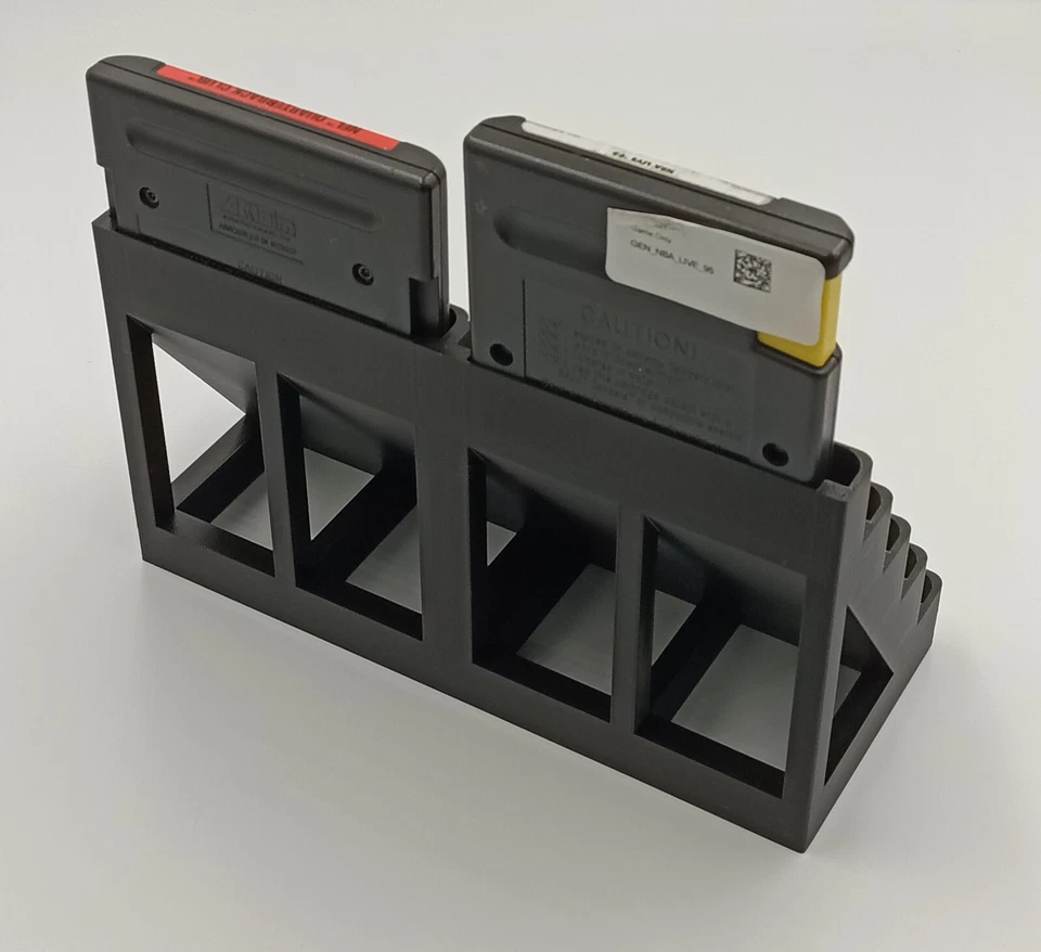 Sega Genesis Display Stand Tower Holder Case - Holds 10 Games - Image 3 of 4