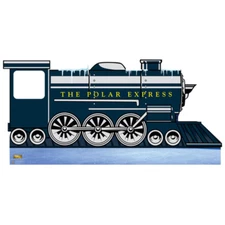 POLAR EXPRESS Stand-In CARDBOARD CUTOUT Standup Standee Poster Train Locomotive