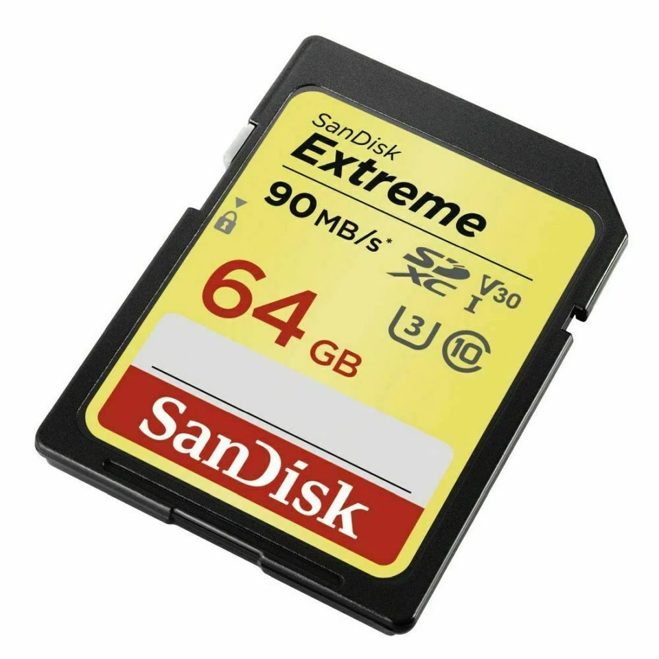 SanDisk Extreme 64GB SDXC UHS-I Card U3 90MB/s Class 10 Digital Memory. - Image 2 of 4