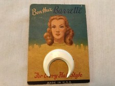 Ben Hur BARRETTE “for Every Hair Style” On Original Card
