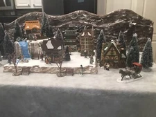 Christmas village display platform For lemax Dept 56 dickens North Pole