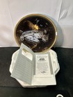 Hamilton Collection Plate Millennium Falcon Star Wars Space Vehicles 1994 COA — photo 1