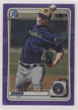 2020 Bowman Chrome Prospects Purple Refractor 126/250 Zack Brown #BCP-34 6u5