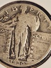 1930 Standing Liberty Quarter 90% Silver Fine F Better Date Early U.S. Coin — photo 2