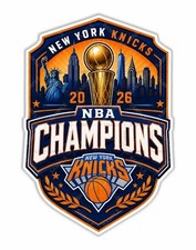 NEW YORK KNICKS 2026 NBA CHAMPIONS  die cut D...