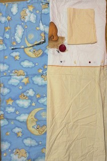 Babybetten Set 5 x Bettwäsche