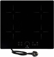 Induction Hob 60cm, 4 Zone Electric Cooktop, 2800W Built-In Hob with Plug, Touch