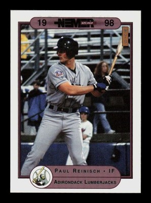 1998 Warning Track Adirondack Lumberjacks 18 Paul Reinisch BXCP03