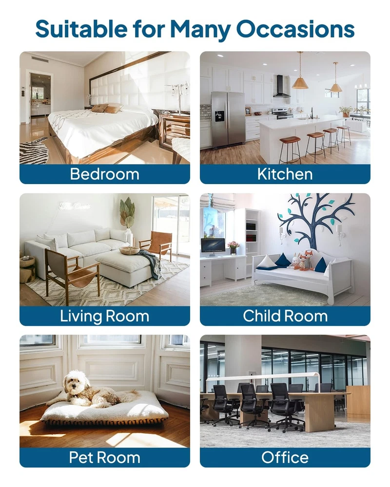Cobectal H13 True HEPA Air Purifier for Home Bedroom Office
