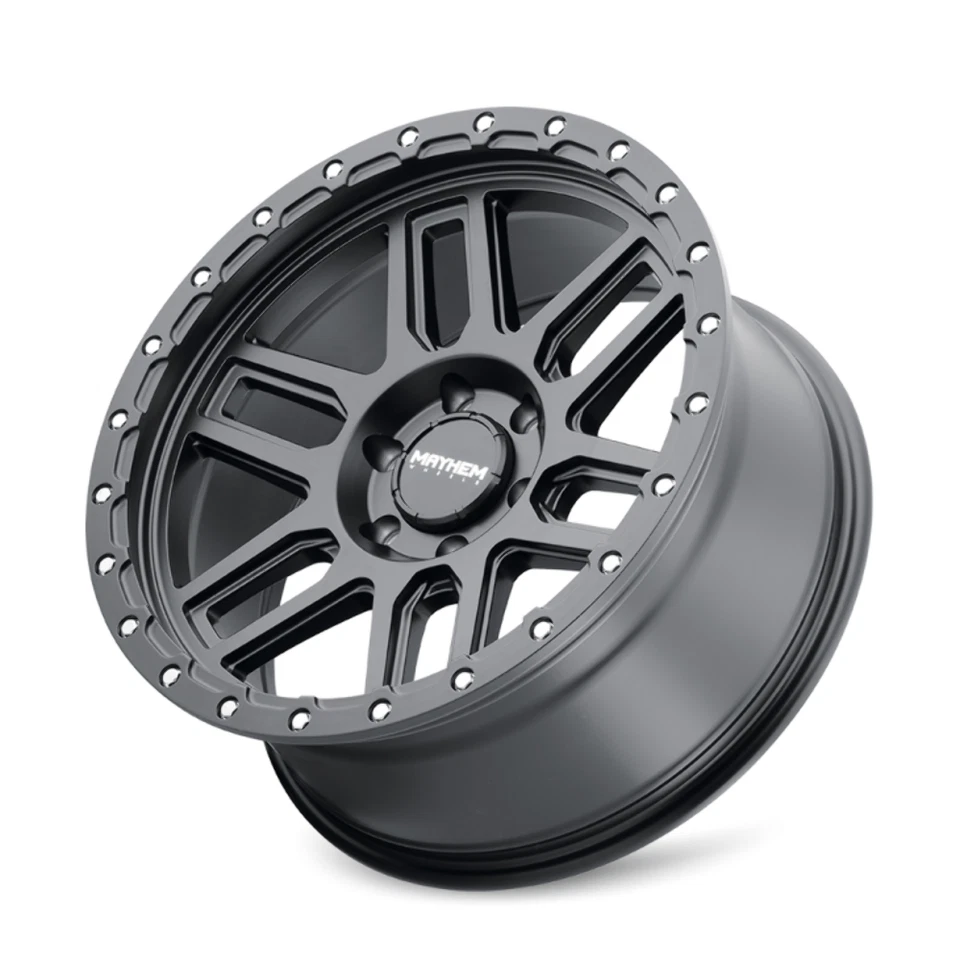 Llanta de 20" Mayhem Delta 20x9 negro mate 6x135 0 mm para camioneta Ford Lincoln Foto 3 de 4