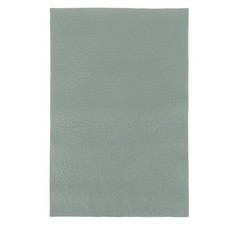 1PCS Top Grain Leather Sheet 11.8 x 7.9 Inch Natural Leather Pieces,Light Gray