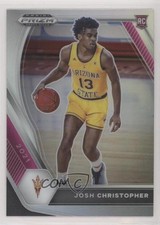 2021-22 Panini Prizm Draft Picks Variation Silver Josh Christopher #22 0c6